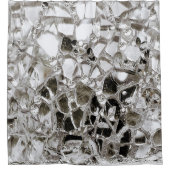 Spiegel und Glas Duschvorhang (Vorderseite)