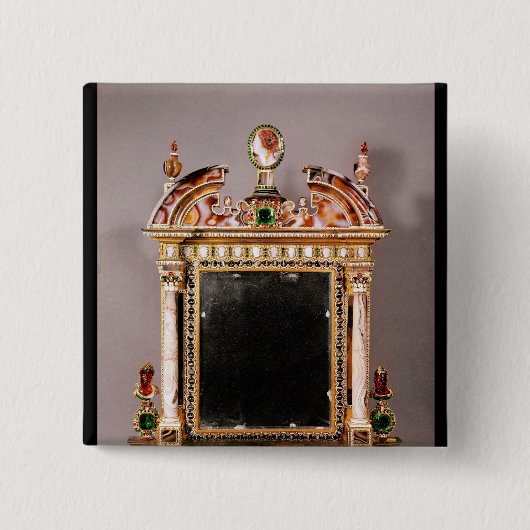Spiegel von Marie de Medici Button (Vorderseite)