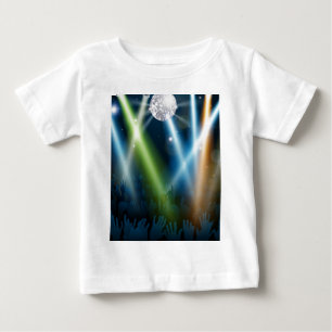 Spiegelball-Tanzbodenmenge Baby T-shirt