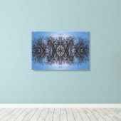 Spiegelbild-Baumstruktur Leinwanddruck (Insitu (Holzboden))