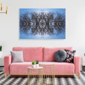 Spiegelbild-Baumstruktur Leinwanddruck (Insitu (Wohnzimmer))