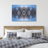 Spiegelbild-Baumstruktur Leinwanddruck (Insitu (Schlafzimmer))