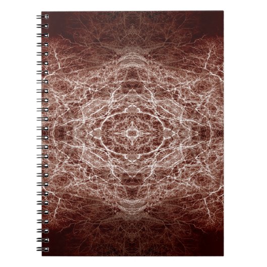 Spiegelbild-Baumstruktur Notizblock (Vorderseite)