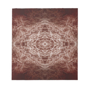 Spiegelbild-Baumstruktur Notizblock