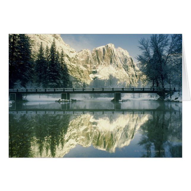 Spiegelbild der Berge im Fluss, Josemite (Vorderseite (Horizontal))