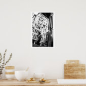 Spiegelbild der Glasgow-Straße Poster (Küche)