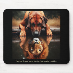 Spiegelbild der Stärke Rhodesian-Mauspad Mousepad