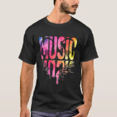 Spiegelbild für Musik T-Shirt (Vorderseite)