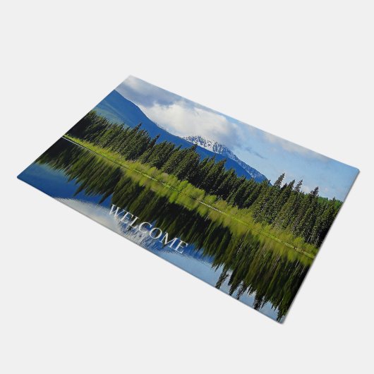 Spiegelbild Fußmatte (Schrägansicht)