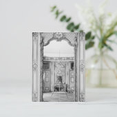 Spiegelbild im Schloss Versailles Postkarte (Stehend Vorderseite)
