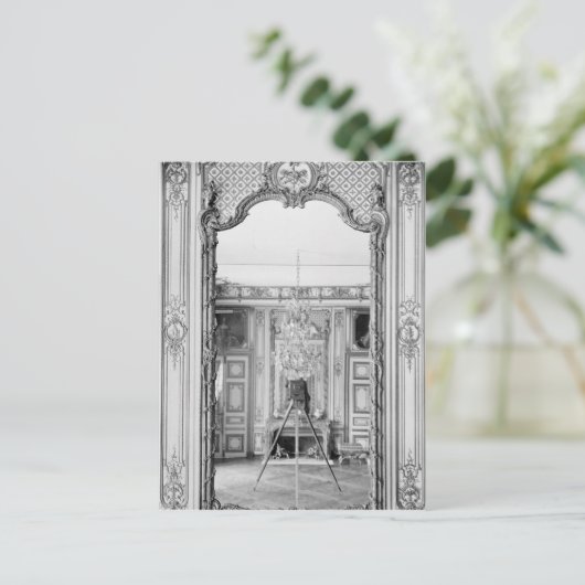 Spiegelbild im Schloss Versailles Postkarte (Stehend Vorderseite)