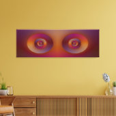 Spiegelbild Leinwanddruck (Insitu (Wohnzimmer))