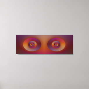 Spiegelbild Leinwanddruck