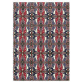 Spiegelbild mit wiederholter Form, über weiß Tischdecke (Vorderseite)