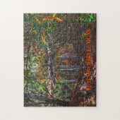 Spiegelbilder des Herbstgebirges fotografisch Puzzle (Vertikal)