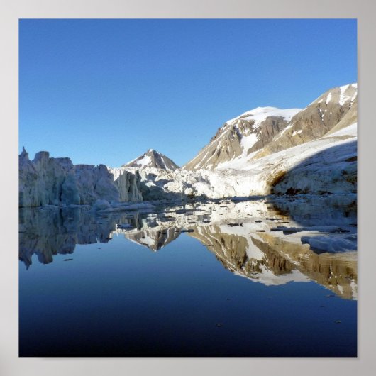 Spiegelbilder in Svalbard Poster (Vorne)