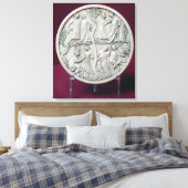 Spiegelcase mit höflichen Szenen, c.1320-30 Leinwanddruck (Insitu (Schlafzimmer))