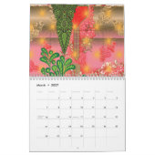 Spiegeldesign und einige Pflanze Kalender (Mär 2027)