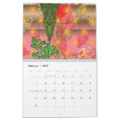 Spiegeldesign und einige Pflanze Kalender (Feb 2027)