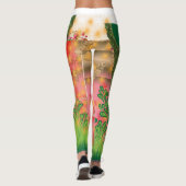 Spiegeldesign und einige Pflanze Leggings (Rückseite)