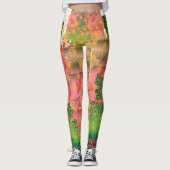 Spiegeldesign und einige Pflanze Leggings (Vorderseite)