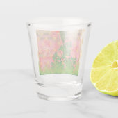 Spiegeldesign und einige Pflanze Schnapsglas (Rückseite)