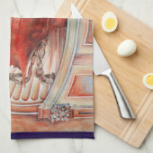 Spiegelei, der Weltmeister des Schwergewichts Geschirrtuch (Viertel Falte)