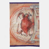 Spiegelei, der Weltmeister des Schwergewichts Geschirrtuch (Vertikal)