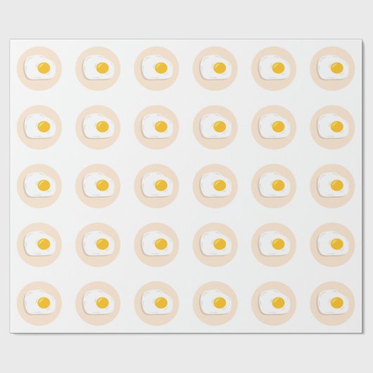 Spiegelei Geschenkpapier (Flach)