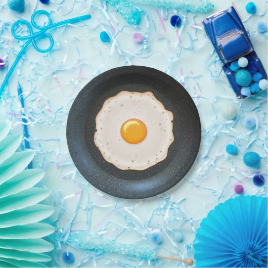 Spiegelei in Pan - Pappteller (Party)