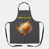 Spiegeleier Happy Fry Day Schürze (Vorderseite)