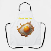 Spiegeleier Happy Fry Day Schürze (Vorderseite)