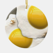 Spiegeleier Keramik Ornament (Vorne)