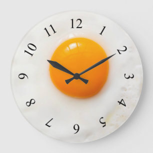 Spiegeleiküche Wanduhr