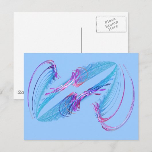 Spiegelfedern Postkarte (Vorne/Hinten)