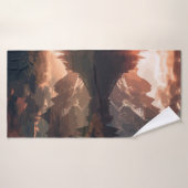 Spiegelgebirge Badehandtuch (Badehandtuch)