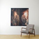 Spiegelgebirge Wandteppich (Beispiel (Horizontal))