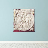 Spiegelgehäuse mit einem Schachspiel, c.1300 Leinwanddruck (Insitu (Holzboden))