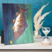 Spiegelkarpfen Fotoplatte (Seite)