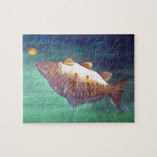 Spiegelkarpfen Puzzle (Horizontal)