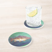 Spiegelkarpfen-Untersetzer Getränkeuntersetzer (Seite)