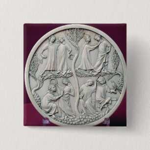 Spiegelkasten, der höfische Szenen, c.1320-30 Button