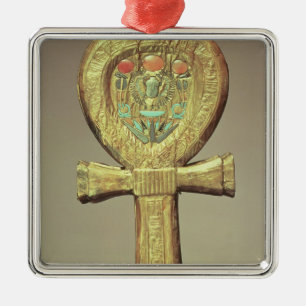 Spiegelkasten in Form eines ankh Ornament Aus Metall