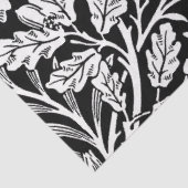 Spiegelkernen und Eiche Blätter Schwarz & Weiß Seidenpapier (Ausschnitt)