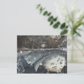 Spiegelkugeln Fraktal Postkarte (Stehend Vorderseite)