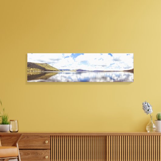 Spiegeln auf einem See bezaubernde Canvas Print Leinwanddruck (Insitu (Wohnzimmer))
