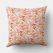 Spiegeln geformte Blume und Schmetterling in braun Kissen (Rückseite)