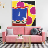 Spiegeln - Großer Canvas Print Leinwanddruck (Insitu (Wohnzimmer))