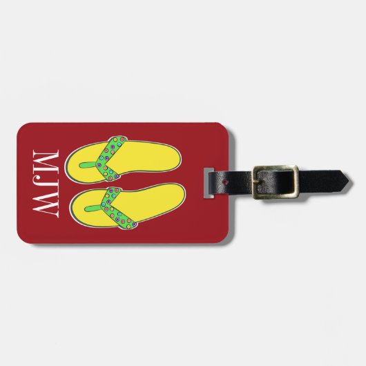 Spiegeln von Flops-Gepäckanhänger 3 mit einem ande Gepäckanhänger (Vorderseite horizontal)