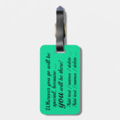 Spiegeln von Flops-Gepäckanhänger 3 mit einem ande Gepäckanhänger (Rückseite vertikal)